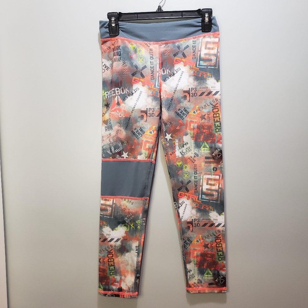 Girl Squad Reebok Leggings Size XL Like New!